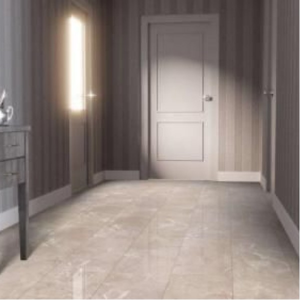 Глянцевый ламинат Falquon Stone Botticino Classico Light [D2911]